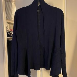 Open Face Navy Sweater
